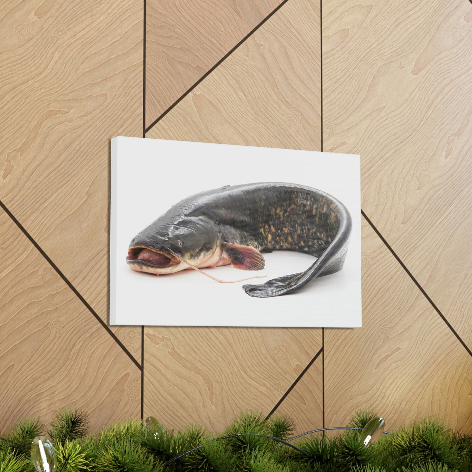 Scripture Walls Majestic Catfish Art Majestic Catfish Print Animal Wall Art Wildlife Canvas Prints Wall Art Ready to Hang Unframed-Express Your Love Gifts