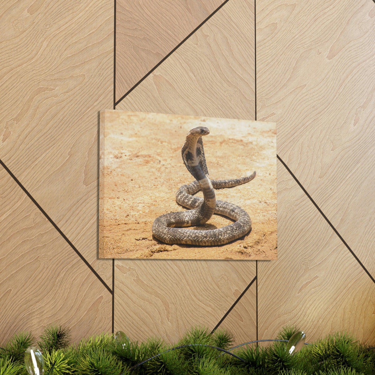 Scripture Walls Majestic Cobra Art Majestic Cobra Print Animal Wall Art Wildlife Canvas Prints Wall Art Ready to Hang Unframed-Express Your Love Gifts