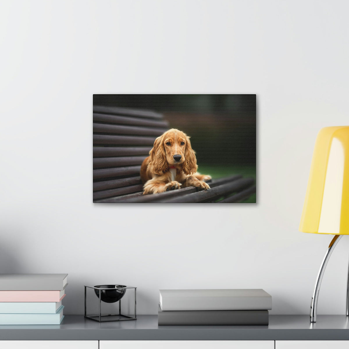 Scripture Walls Majestic Cocker Spaniel Art Majestic Cocker Spaniel Print Animal Wall Art Wildlife Canvas Prints Wall Art Ready to Hang Unframed-Express Your Love Gifts