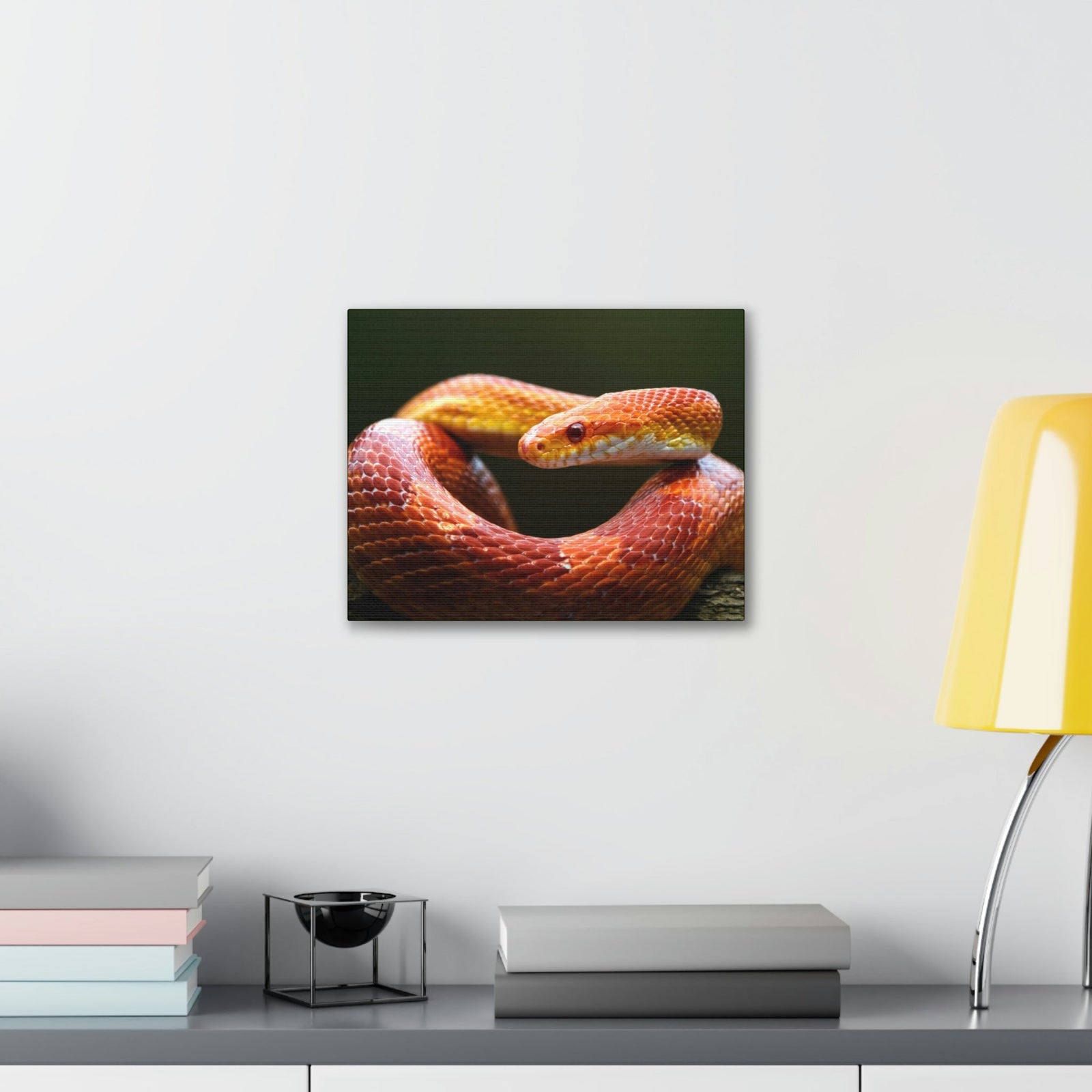 Scripture Walls Majestic Corn Snake Art Majestic Corn Snake Print Animal Wall Art Wildlife Canvas Prints Wall Art Ready to Hang Unframed-Express Your Love Gifts