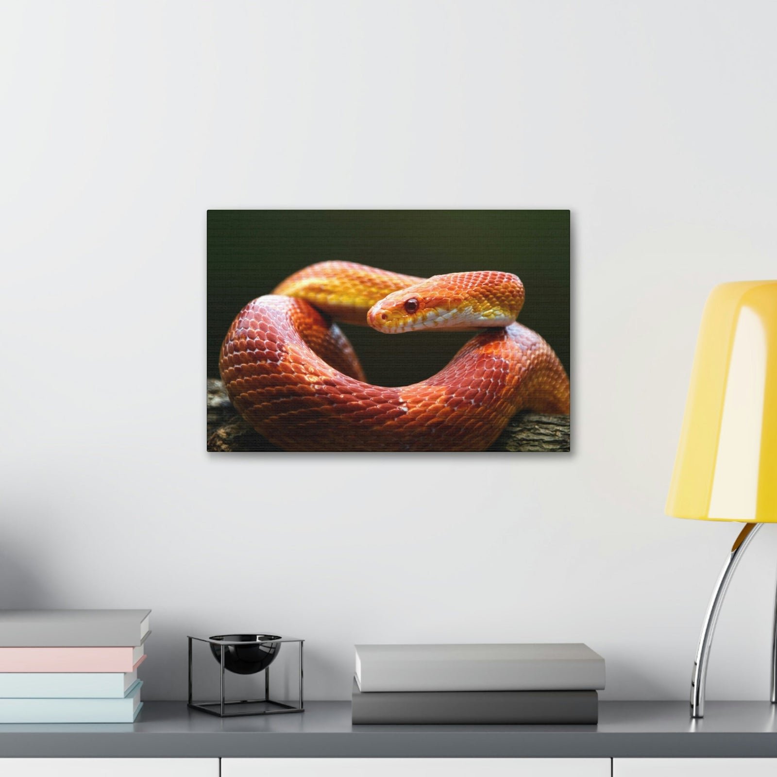 Scripture Walls Majestic Corn Snake Art Majestic Corn Snake Print Animal Wall Art Wildlife Canvas Prints Wall Art Ready to Hang Unframed-Express Your Love Gifts