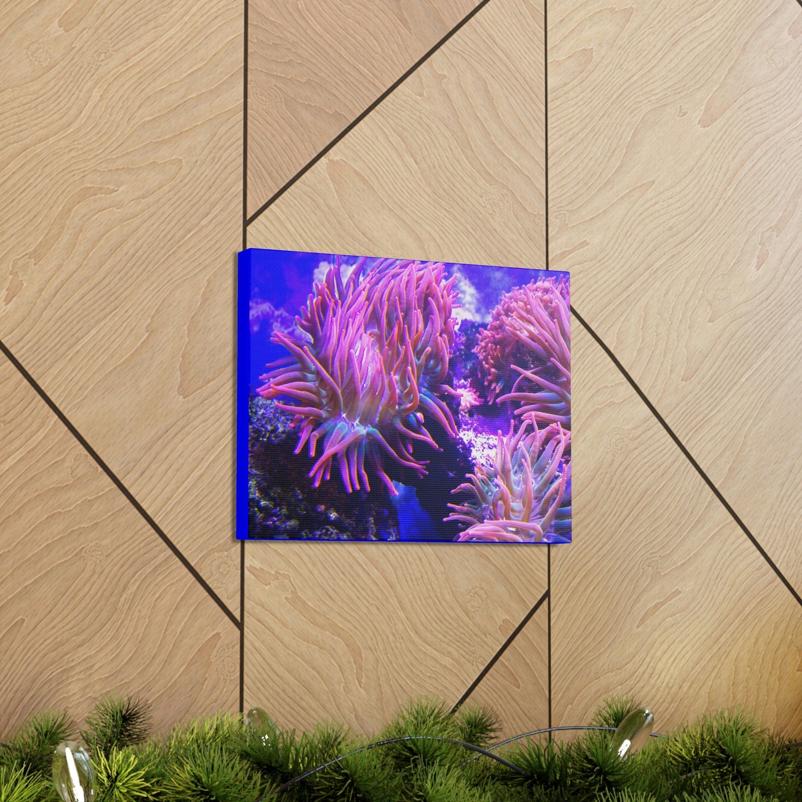 Scripture Walls Majestic Sea Anemone Art Majestic Sea Anemone Print Animal Wall Art Wildlife Canvas Prints Wall Art Ready to Hang Unframed-Express Your Love Gifts