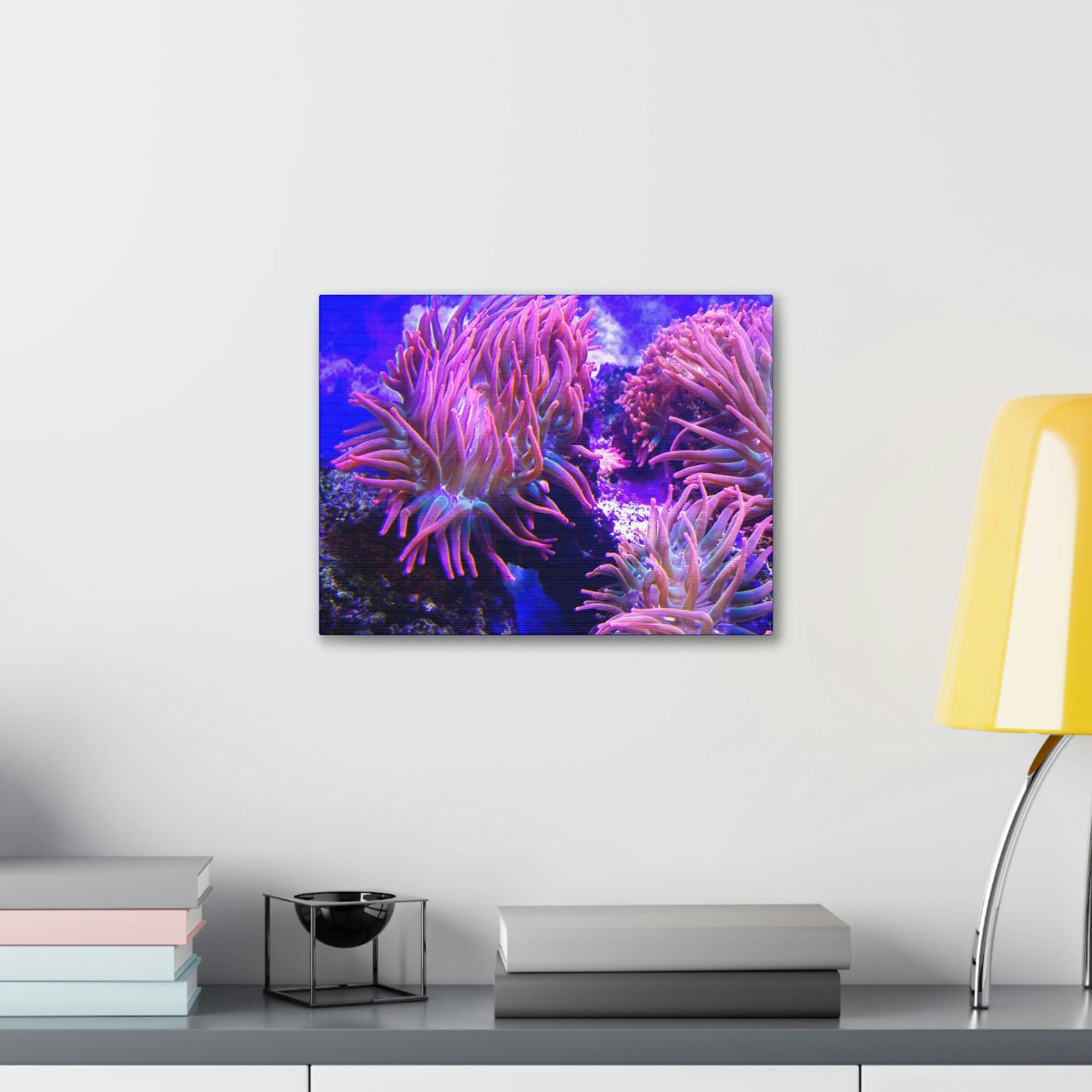 Scripture Walls Majestic Sea Anemone Art Majestic Sea Anemone Print Animal Wall Art Wildlife Canvas Prints Wall Art Ready to Hang Unframed-Express Your Love Gifts