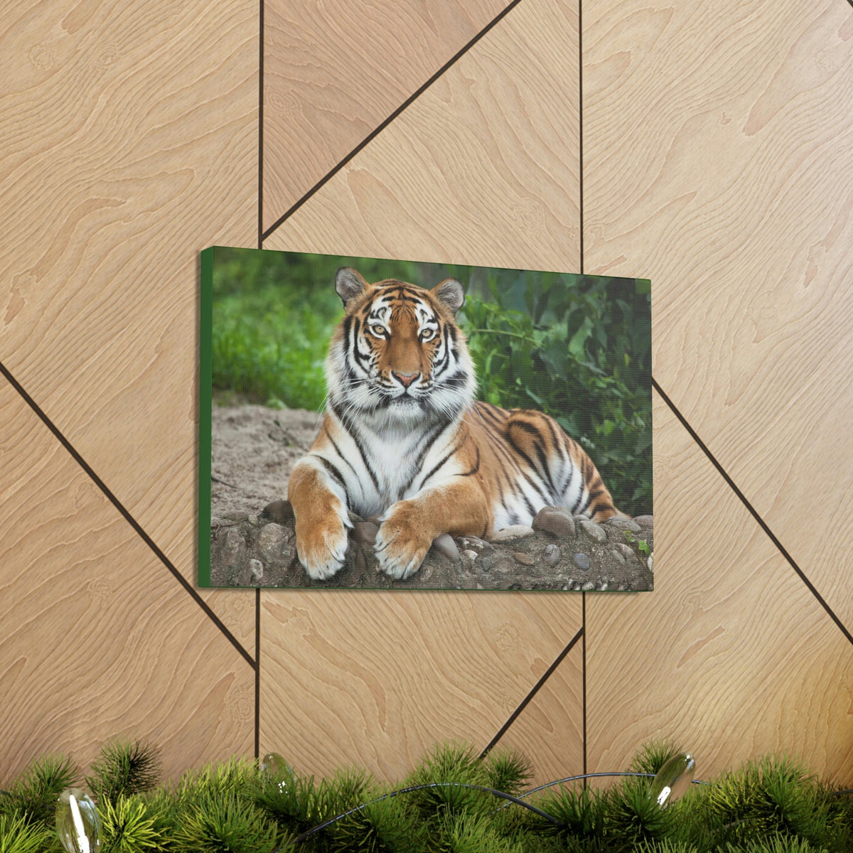 Scripture Walls Majestic Siberian Tiger Art Majestic Siberian Tiger Print Animal Wall Art Wildlife Canvas Prints Wall Art Ready to Hang Unframed-Express Your Love Gifts