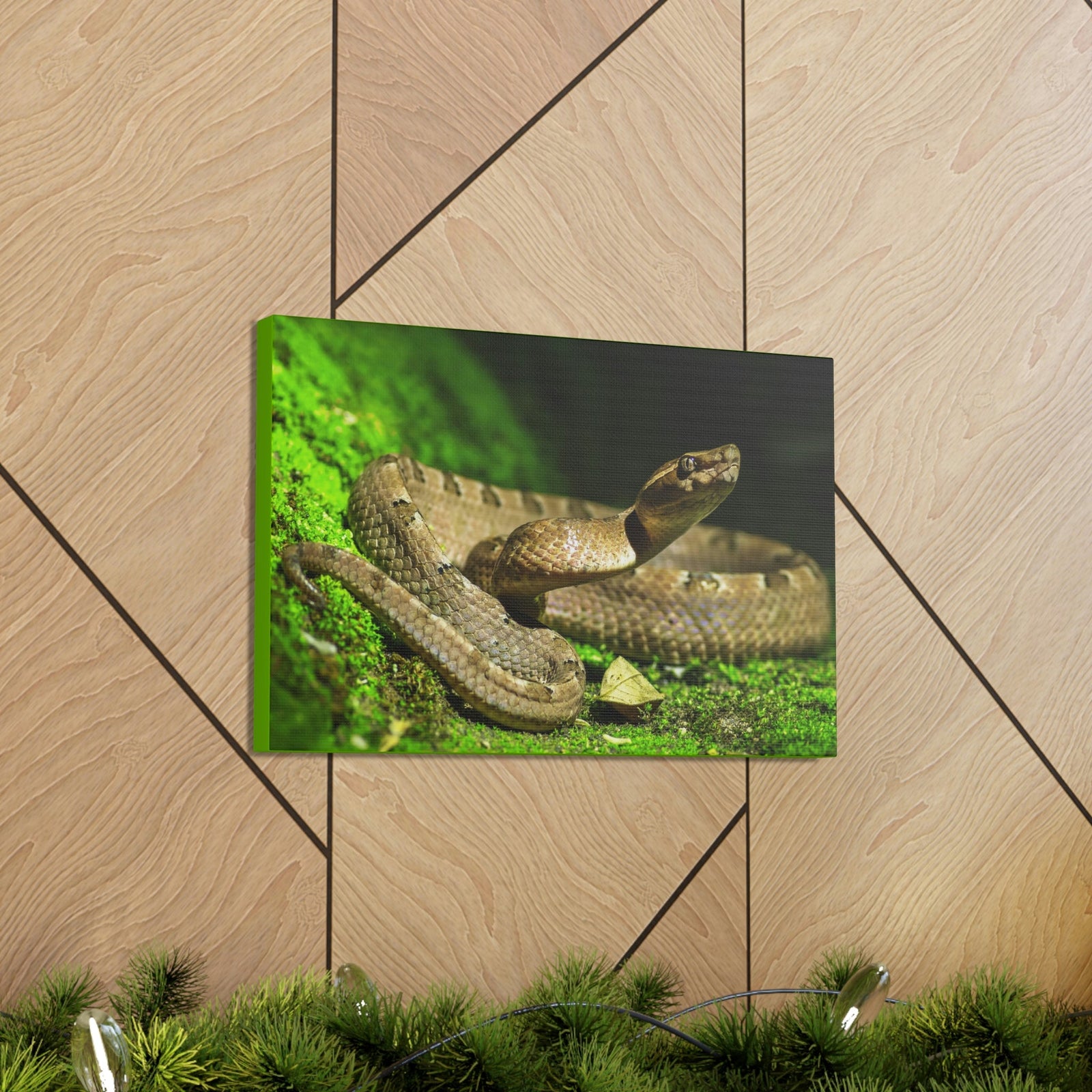 Scripture Walls Majestic Snake Art Majestic Snake Print Animal Wall Art Wildlife Canvas Prints Wall Art Ready to Hang Unframed-Express Your Love Gifts