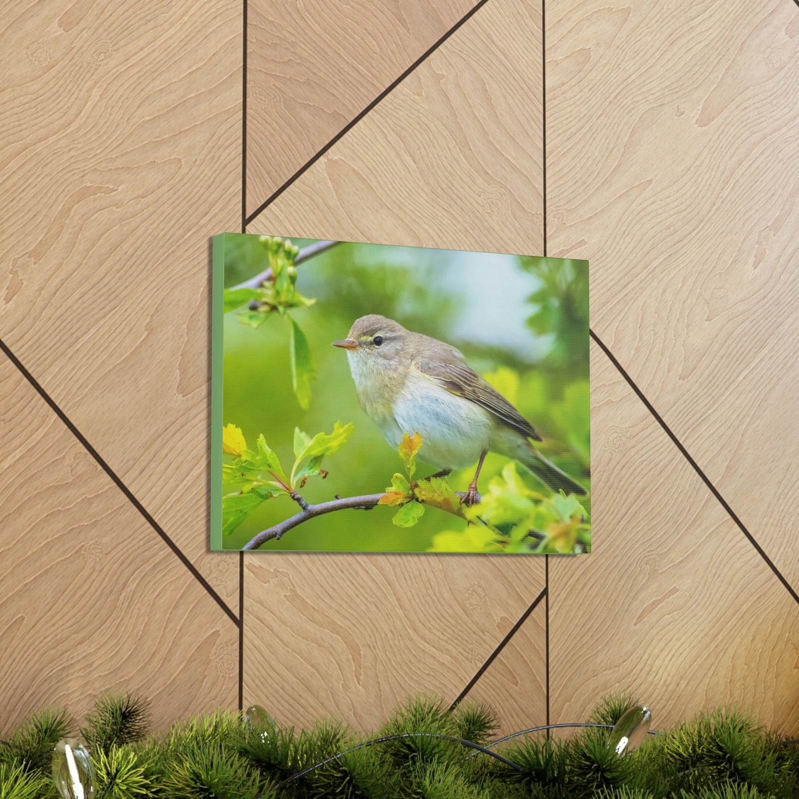 Scripture Walls Majestic Warbler Art Majestic Warbler Print Animal Wall Art Wildlife Canvas Prints Wall Art Ready to Hang Unframed-Express Your Love Gifts