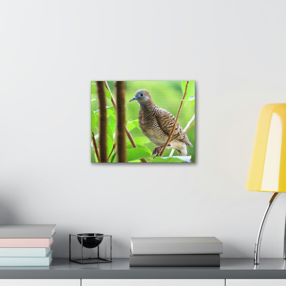 Scripture Walls Majestic Zebra Dove Art Majestic Zebra Dove Print Animal Wall Art Wildlife Canvas Prints Wall Art Ready to Hang Unframed-Express Your Love Gifts