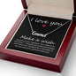 Make a Wish Custom Name Necklace-Express Your Love Gifts