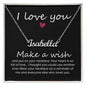 Make a Wish Custom Name Necklace-Express Your Love Gifts