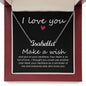 Make a Wish Custom Name Necklace-Express Your Love Gifts