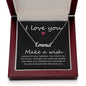 Make a Wish Custom Name Necklace-Express Your Love Gifts