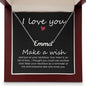 Make a Wish Custom Name Necklace-Express Your Love Gifts