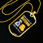 Make Money on Bitcoin Crypto Necklace Stainless Steel or 18k Gold Dog Tag 24" Chain-Express Your Love Gifts