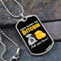 Make Money on Bitcoin Crypto Necklace Stainless Steel or 18k Gold Dog Tag 24" Chain-Express Your Love Gifts