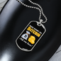 Make Money on Bitcoin Crypto Necklace Stainless Steel or 18k Gold Dog Tag 24" Chain-Express Your Love Gifts