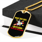 Make This Fast Bitcoin Crypto Necklace Stainless Steel or 18k Gold Dog Tag 24" Chain-Express Your Love Gifts