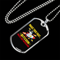 Make This Fast Bitcoin Crypto Necklace Stainless Steel or 18k Gold Dog Tag 24" Chain-Express Your Love Gifts
