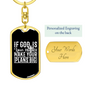 Make Your Plans Big Keychain Stainless Steel or 18k Gold Dog Tag Keyring-Express Your Love Gifts