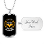 Make Your Plans Christian Necklace Stainless Steel or 18k Gold Dog Tag 24" Chain-Express Your Love Gifts