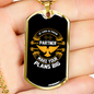 Make Your Plans Christian Necklace Stainless Steel or 18k Gold Dog Tag 24" Chain-Express Your Love Gifts
