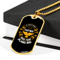 Make Your Plans Christian Necklace Stainless Steel or 18k Gold Dog Tag 24" Chain-Express Your Love Gifts