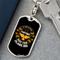 Make Your Plans Keychain Stainless Steel or 18k Gold Dog Tag Keyring-Express Your Love Gifts