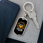 Make Your Plans Keychain Stainless Steel or 18k Gold Dog Tag Keyring-Express Your Love Gifts