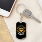 Make Your Plans Keychain Stainless Steel or 18k Gold Dog Tag Keyring-Express Your Love Gifts