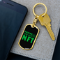 Making Cash With NFT Crypto Keychain Stainless Steel or 18k Gold Dog Tag Keyring-Express Your Love Gifts