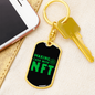 Making Cash With NFT Crypto Keychain Stainless Steel or 18k Gold Dog Tag Keyring-Express Your Love Gifts