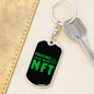 Making Cash With NFT Crypto Keychain Stainless Steel or 18k Gold Dog Tag Keyring-Express Your Love Gifts