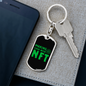 Making Cash With NFT Crypto Keychain Stainless Steel or 18k Gold Dog Tag Keyring-Express Your Love Gifts