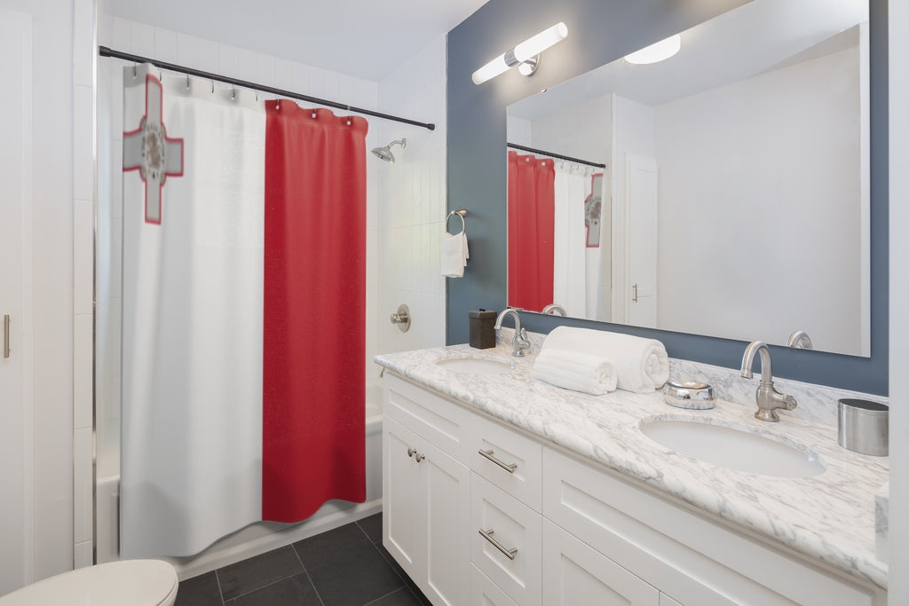 Malta Flag Stylish Design 71" x 74" Elegant Waterproof Shower Curtain for a Spa-like Bathroom Paradise Exceptional Craftsmanship-Express Your Love Gifts