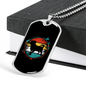 Maltese Necklace Stainless Steel or 18k Gold Dog Tag 24" Chain-Express Your Love Gifts