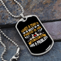 Man's Best Friend Huskies Necklace Stainless Steel or 18k Gold Dog Tag 24" Chain-Express Your Love Gifts