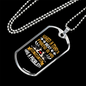 Man's Best Friend Huskies Necklace Stainless Steel or 18k Gold Dog Tag 24" Chain-Express Your Love Gifts