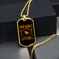 Man's Best Friend Necklace Stainless Steel or 18k Gold Dog Tag 24" Chain-Express Your Love Gifts