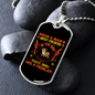 Man's Best Friend Necklace Stainless Steel or 18k Gold Dog Tag 24" Chain-Express Your Love Gifts