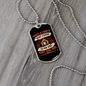 Man's Best Friend Pink Necklace Stainless Steel or 18k Gold Dog Tag 24" Chain-Express Your Love Gifts