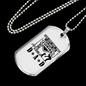 Many Things I Love Dad Necklace Stainless Steel or 18k Gold Dog Tag 24" Chain-Express Your Love Gifts