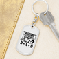 Many Things I Love Fishing Keychain Stainless Steel or 18k Gold Dog Tag Keyring-Express Your Love Gifts