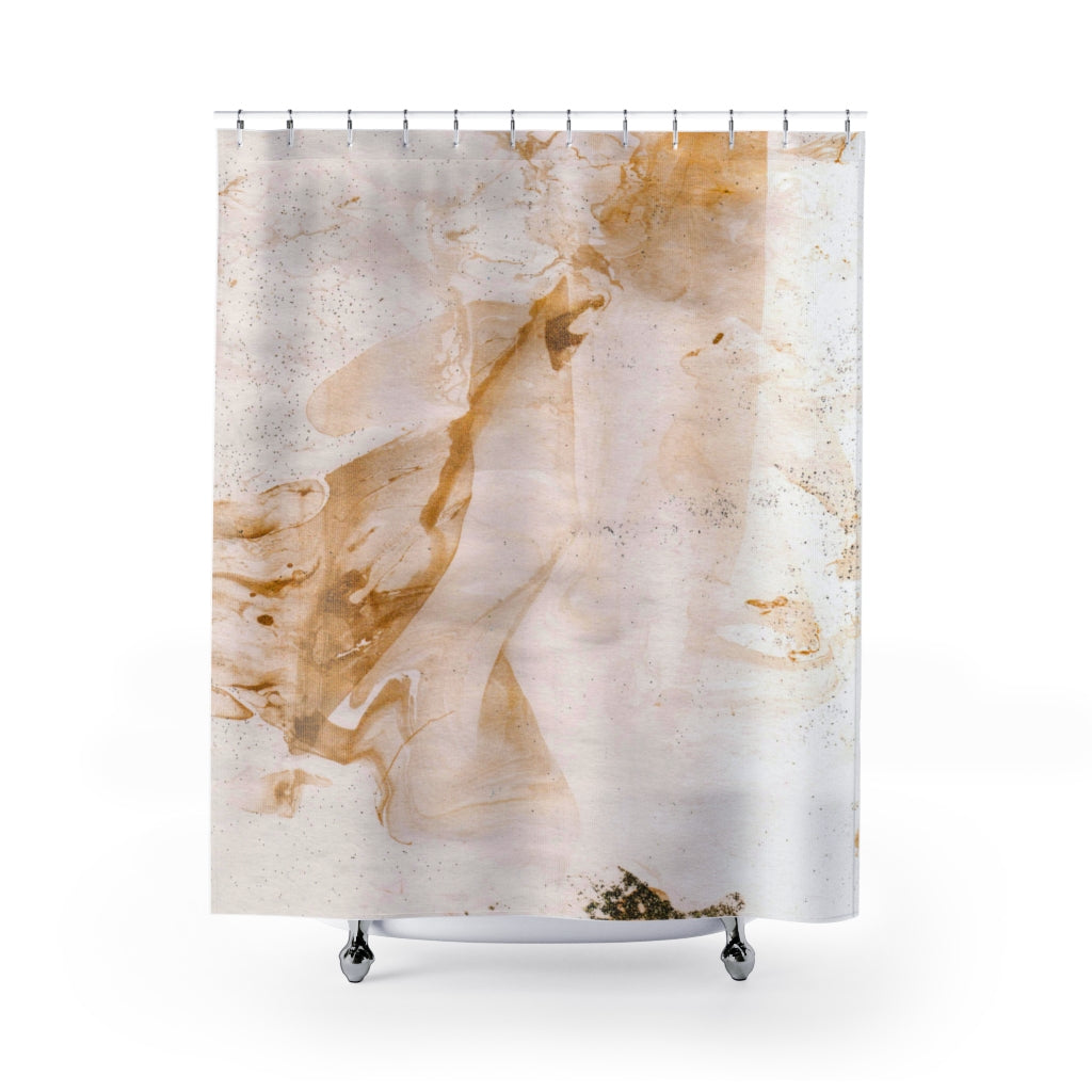 Marble Swirls Creative Stylish Design 71" x 74" Elegant Waterproof Shower Curtain for a Spa-like Bathroom Paradise Exceptional Craftsmanship-Express Your Love Gifts