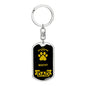 Mastiff Keychain Stainless Steel or 18k Gold-Express Your Love Gifts