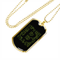 Matrix Bitcoin Crypto Necklace Stainless Steel or 18k Gold Dog Tag 24" Chain-Express Your Love Gifts