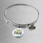 May The Joy And Peace Circle Pendant Bangle Stainless Steel or 18k Gold 18-22"-Express Your Love Gifts