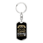 Me & Hunting You Don'T Like Keychain Stainless Steel or 18k Gold Dog Tag Keyring-Express Your Love Gifts