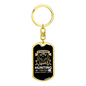 Me & Hunting You Don'T Like Keychain Stainless Steel or 18k Gold Dog Tag Keyring-Express Your Love Gifts