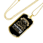 Me & Hunting You Don'T Like Necklace Stainless Steel or 18k Gold Dog Tag 24" Chain-Express Your Love Gifts