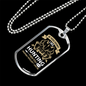 Me & Hunting You Don'T Like Necklace Stainless Steel or 18k Gold Dog Tag 24" Chain-Express Your Love Gifts