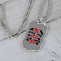 Me and My Dog Necklace Stainless Steel or 18k Gold Dog Tag 24" Chain-Express Your Love Gifts